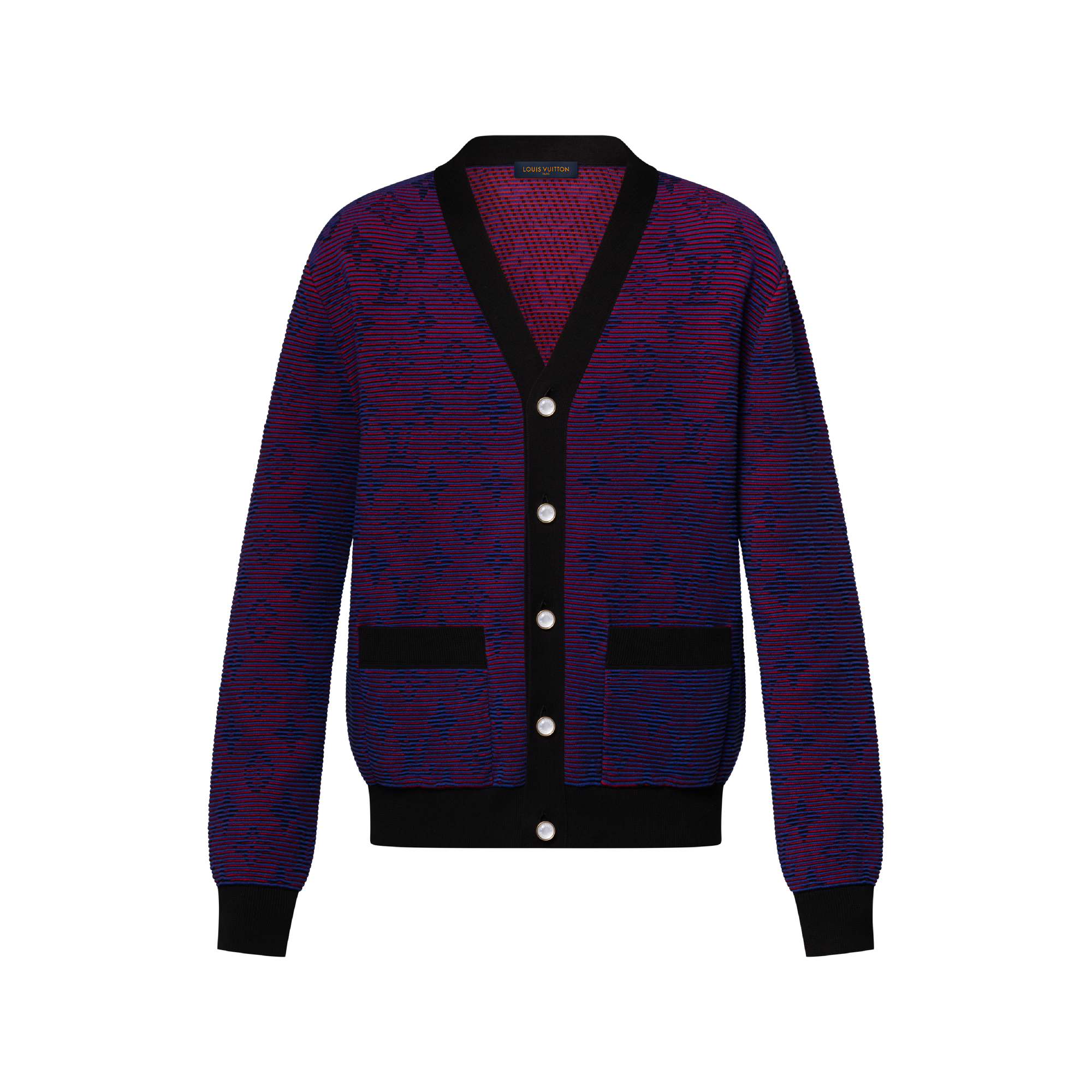 Cardigã em Jacquard Optical Monogram - Ready-to-Wear | LOUIS VUITTON ®